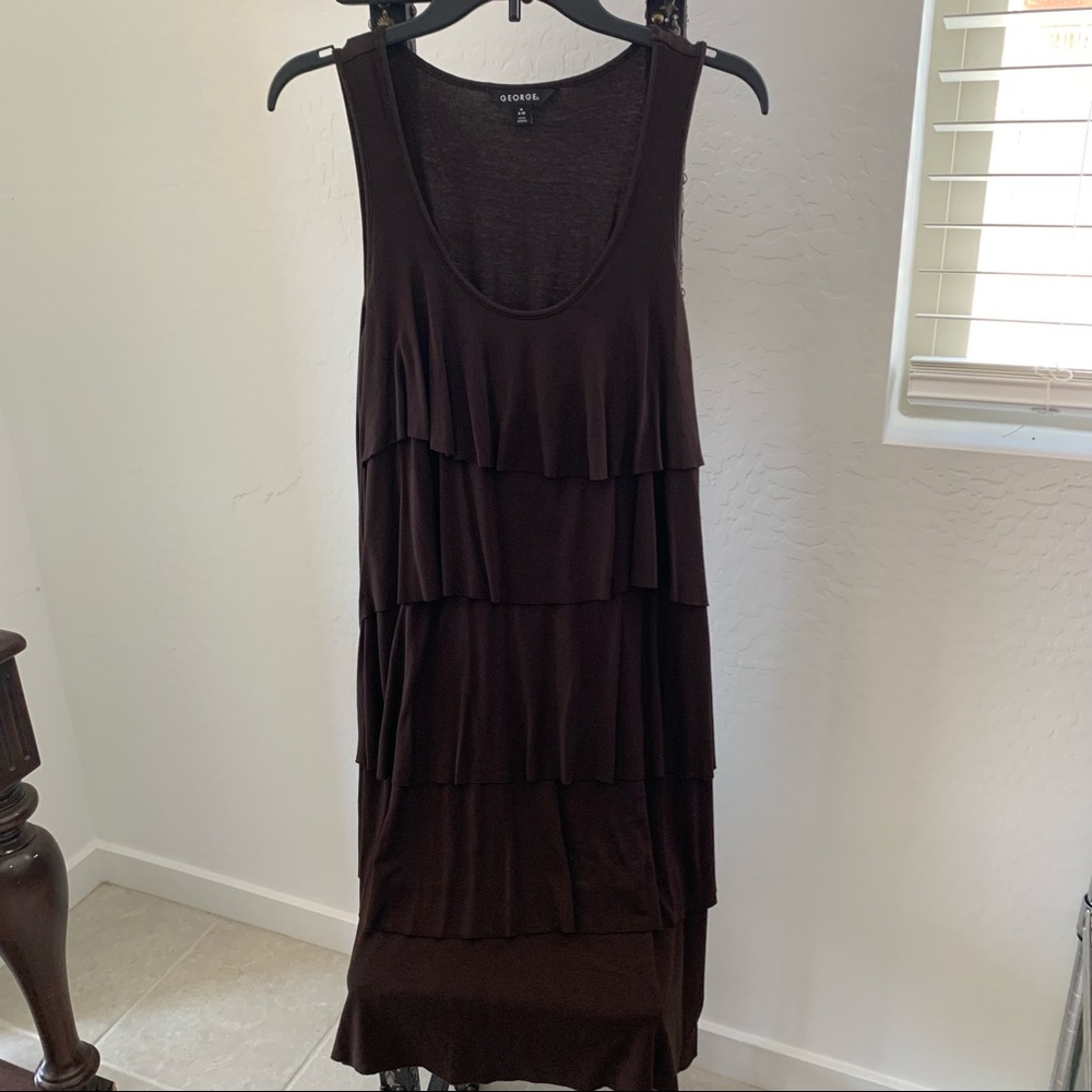 George Ruffles Layered Dress M - Picture 1 of 5